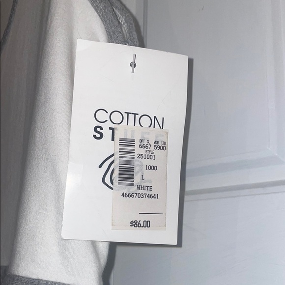 Gray and Cream Sleeveless Midi Sheath Dress - Picture 5 of 7